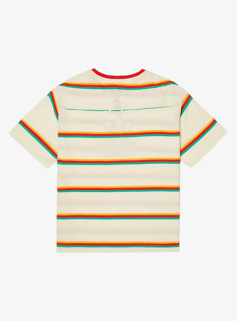 Stranger Things Chibi Demogorgon Striped Women’s T-Shirt - BoxLunch Exclusive