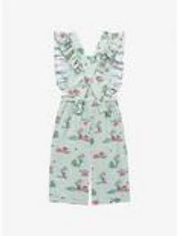 Disney the Princess and Frog Lily Pads & Flowers Toddler Ruffle Jumper - BoxLunch Exclusive