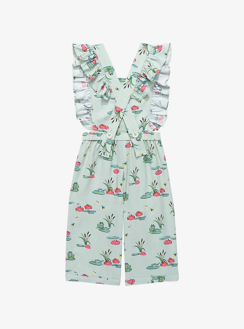 Disney the Princess and Frog Lily Pads & Flowers Toddler Ruffle Jumper - BoxLunch Exclusive