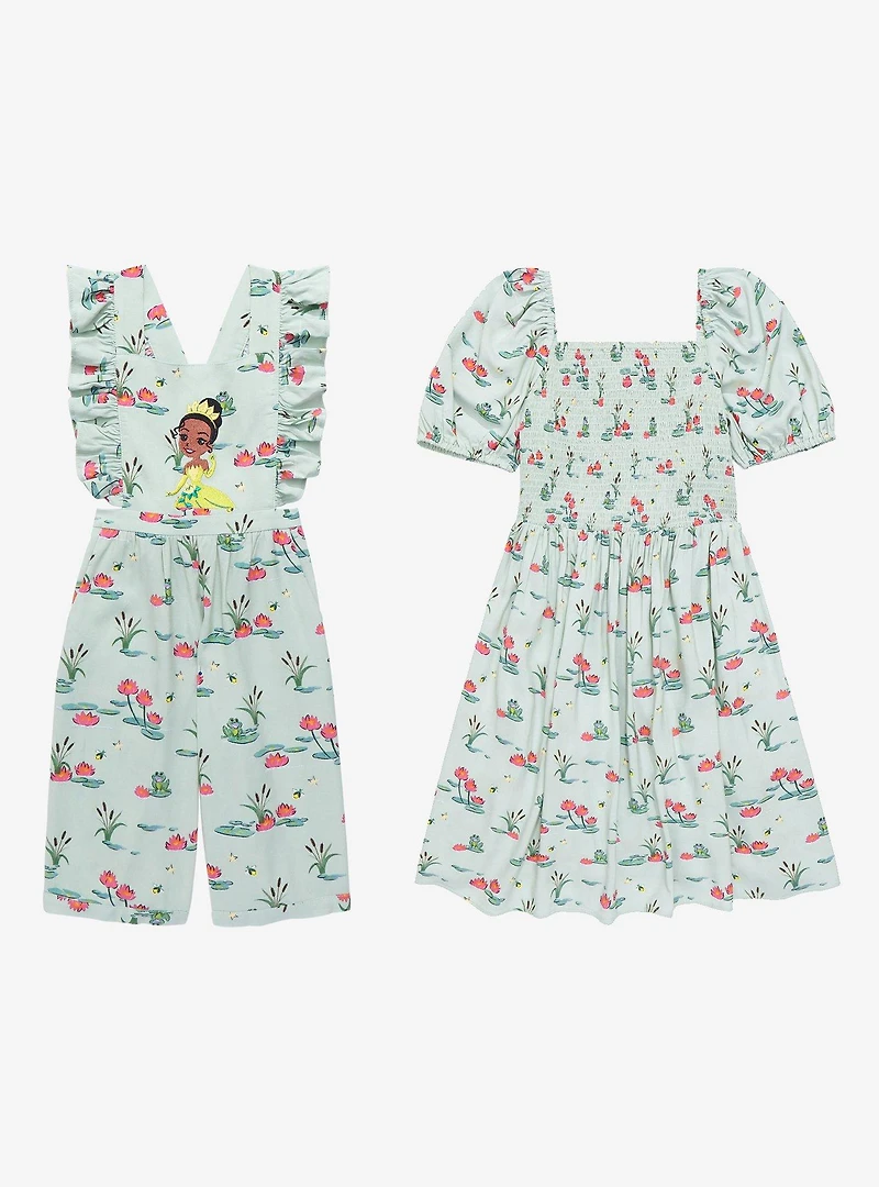 Disney the Princess and Frog Lily Pads & Flowers Toddler Ruffle Jumper - BoxLunch Exclusive