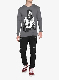 Zombie Makeout Club Masked School Girl Long-Sleeve T-Shirt