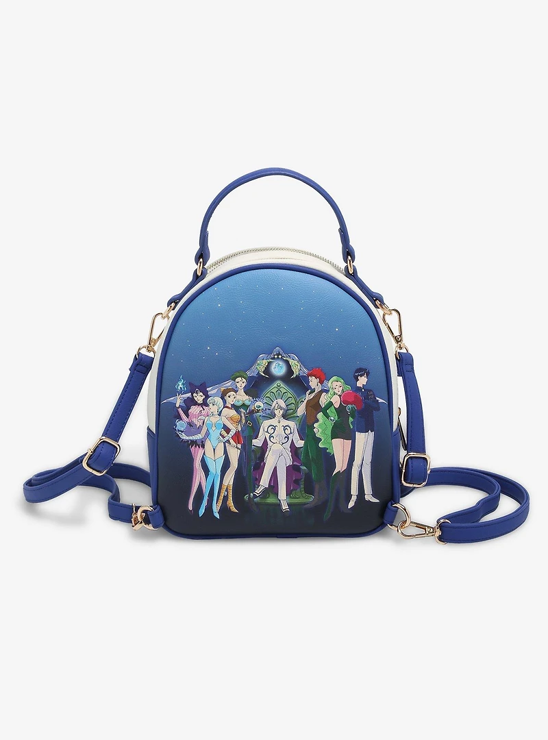Pretty Guardian Sailor Moon Sailor Guardians & Black Moon Reversible Mini Backpack - BoxLunch Exclusive