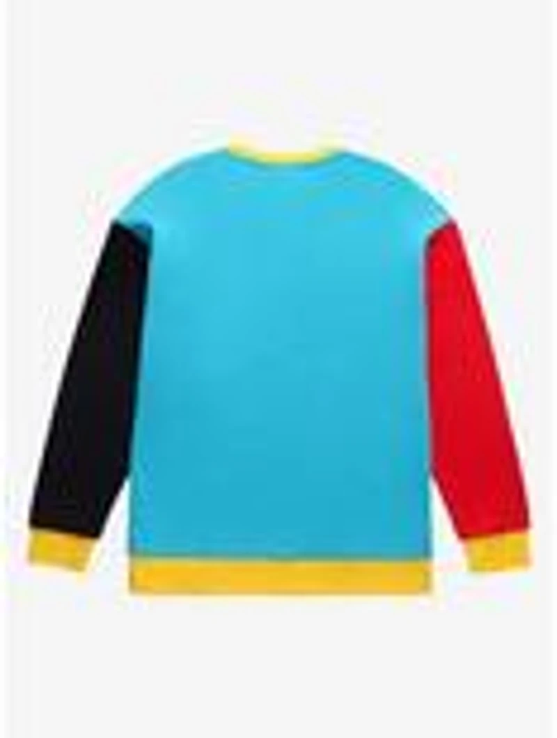 Disney Pixar Luxo Jr. & Logo Color Block Crewneck - BoxLunch Exclusive