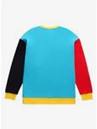 Disney Pixar Luxo Jr. & Logo Color Block Crewneck - BoxLunch Exclusive