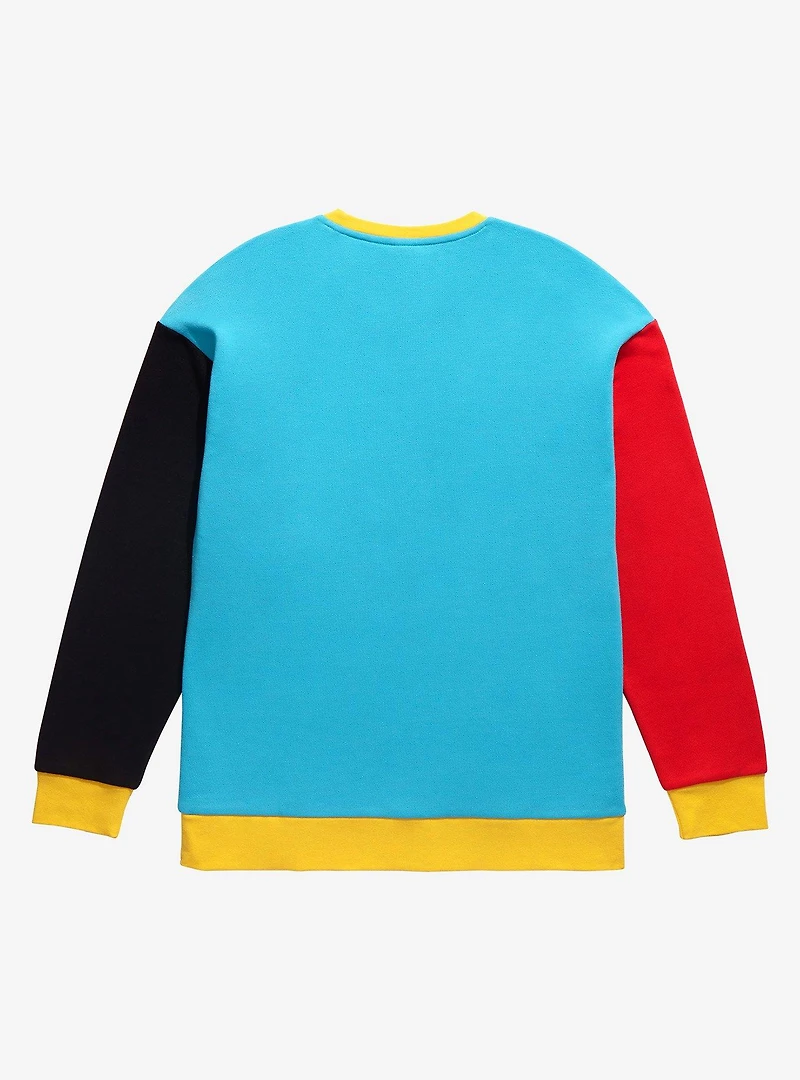 Disney Pixar Luxo Jr. & Logo Color Block Crewneck - BoxLunch Exclusive