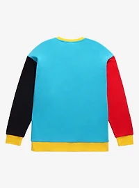 Disney Pixar Luxo Jr. & Logo Color Block Crewneck - BoxLunch Exclusive