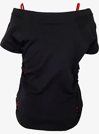 DC Comics Harley Quinn Mad Love 2 In 1 Distressed Top