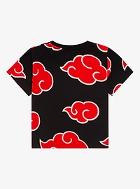 Naruto Shippuden Akatsuki Clouds Allover Print Toddler T-Shirt - BoxLunch Exclusive
