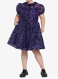 Her Universe Studio Ghibli Kiki's Delivery Service Jiji Puffy Organza Dress Plus Size