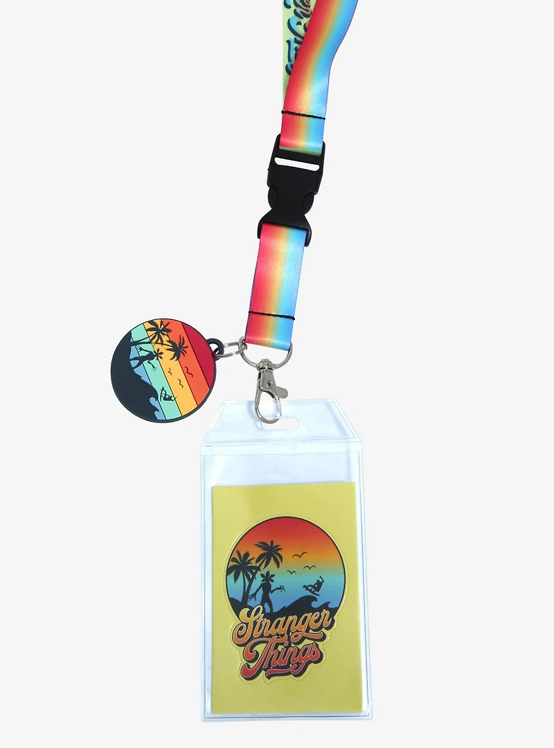 Stranger Things Demogorgon at Lenora Hills Beach Lanyard - BoxLunch Exclusive