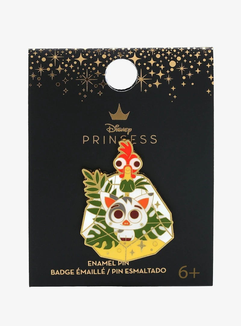 Loungefly Disney Moana Heihei & Pua Terrarium Enamel Pin - BoxLunch Exclusive