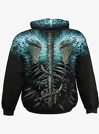 Flaming Spine Hoodie