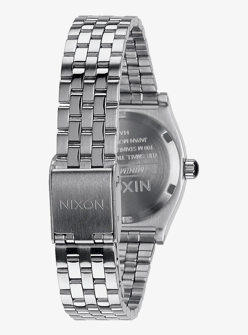 Nixon Small Time Teller All Silver Watch