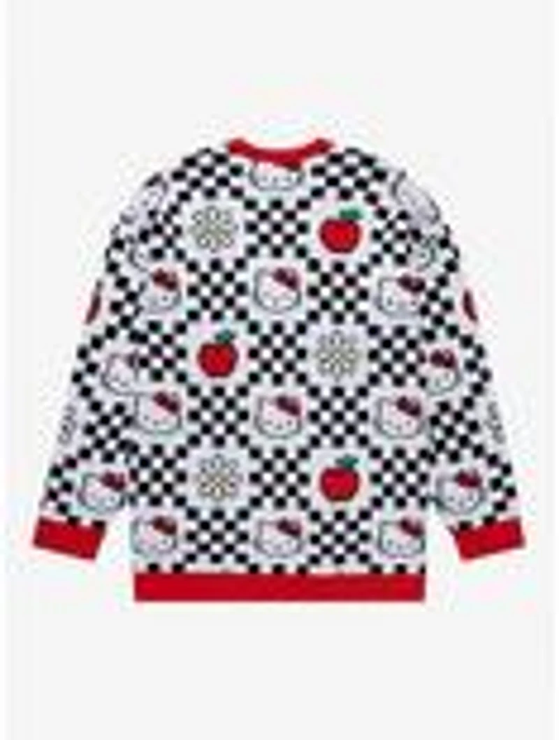 Sanrio Hello Kitty Checkered Cardigan - BoxLunch Exclusive