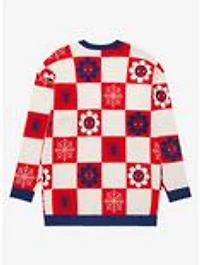 Marvel Spider-Man Floral Checkered Women's Cardigan - BoxLunch Exclusive