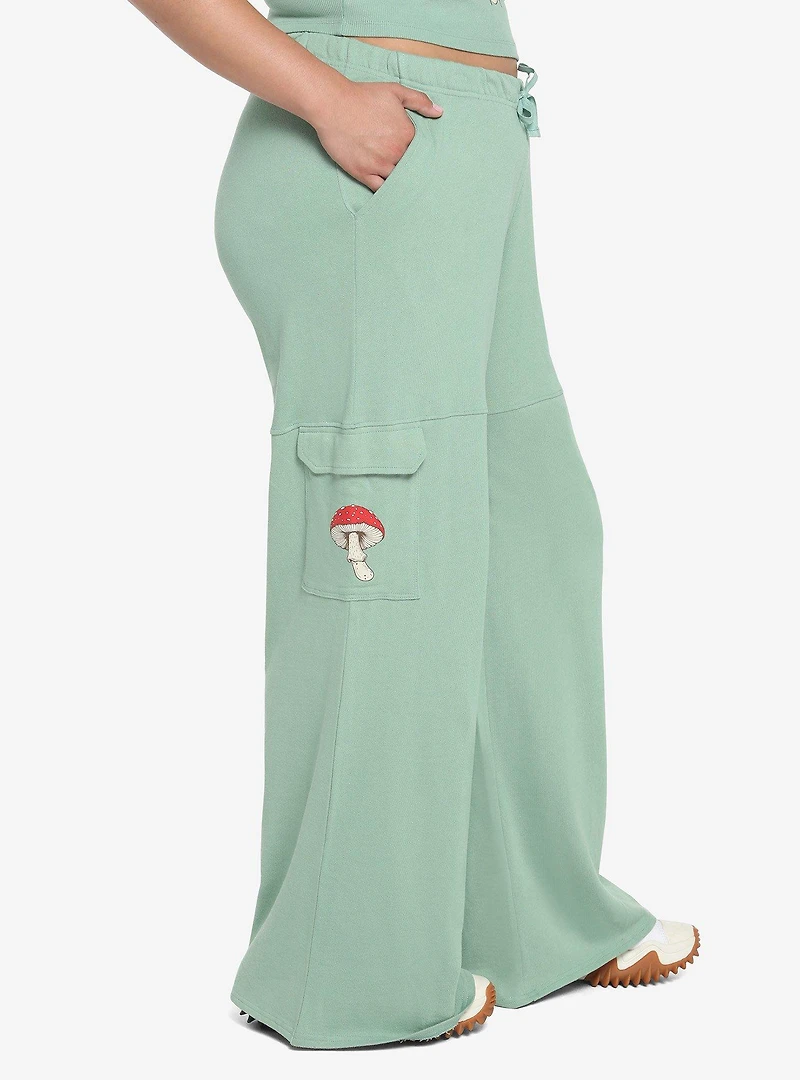 Mushroom Flower Girls Lounge Pants Plus