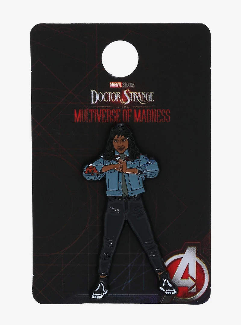 Marvel Doctor Strange in the Multiverse of Madness America Chavez Portrait Enamel Pin