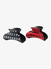Scream Ghost Face Claw Hair Clip Set