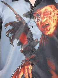 Freddy Vs. Jason Freddy Sublimated Woven Button-Up