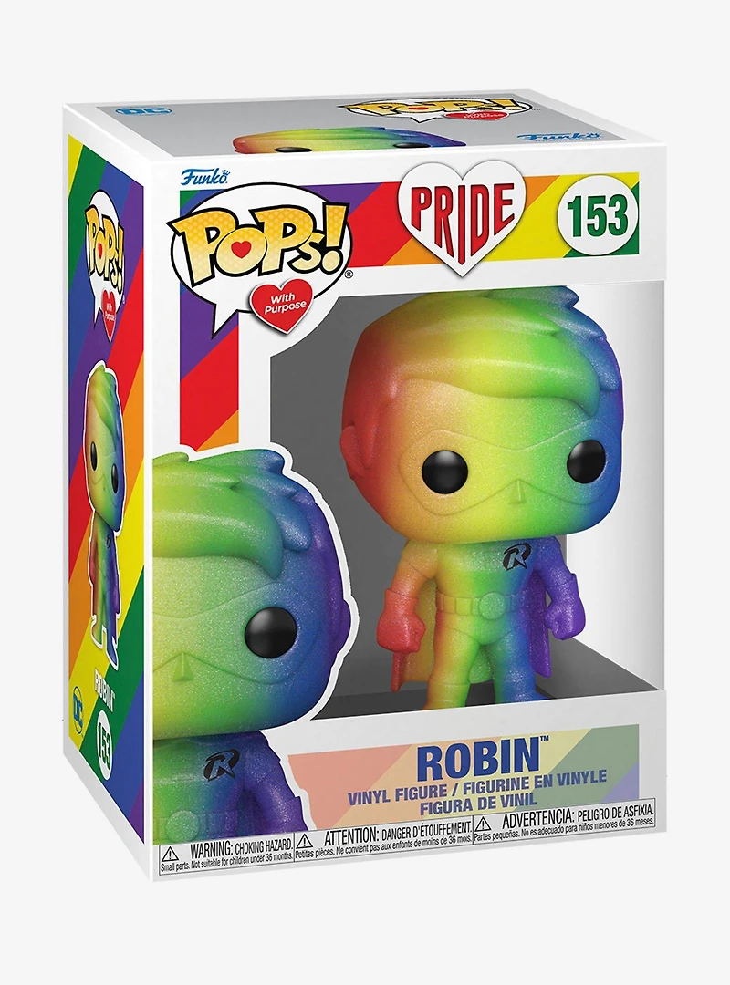 Funko Pop! DC Comics Pride Robin Vinyl Figure