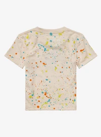 Disney Mickey and Friends Paint Splatter Group Portrait Toddler T-Shirt - BoxLunch Exclusive