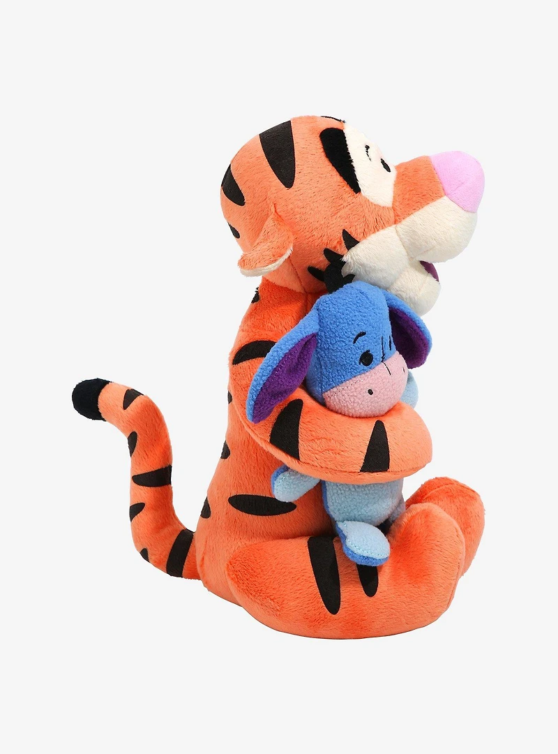Disney Winnie the Pooh Tigger Holding Eeyore 10 Inch Plush