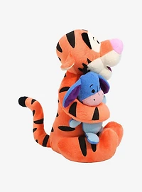 Disney Winnie the Pooh Tigger Holding Eeyore 10 Inch Plush