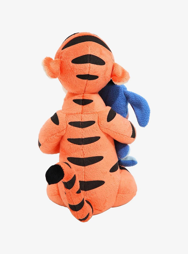 Disney Winnie the Pooh Tigger Holding Eeyore 10 Inch Plush
