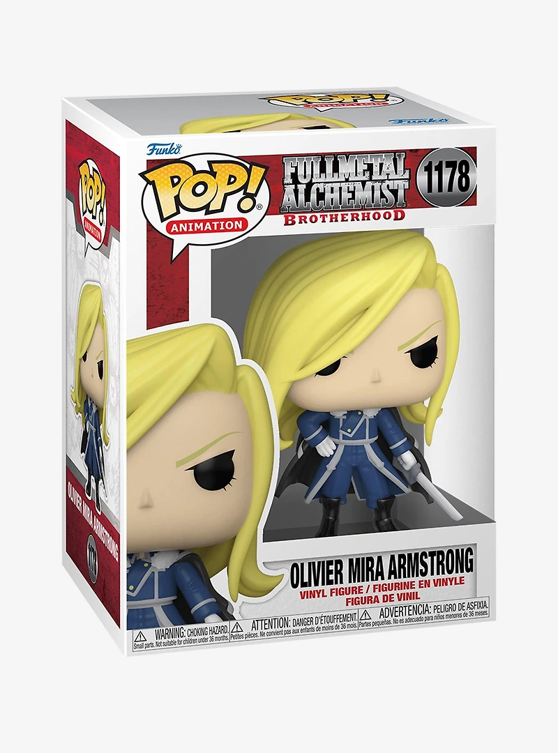 Funko Pop! Animation Fullmetal Alchemist: Brotherhood Olivier Mira Armstrong Vinyl Figure