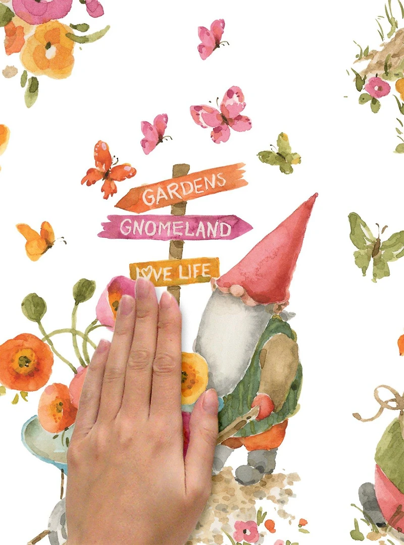Lisa Audit Garden Gnomes Peel And Stick Wall Decals