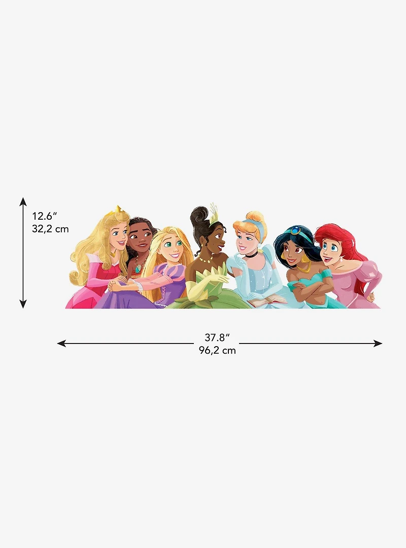 Disney Princesses Peel And Stick Giant Wall Decal with Alphabet