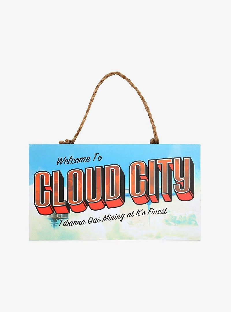 Star Wars Death Star and Cloud City Reversible Welcome Sign