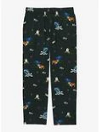 Studio Ghibli Princess Mononoke Icons Allover Print Sleep Pants - BoxLunch Exclusive