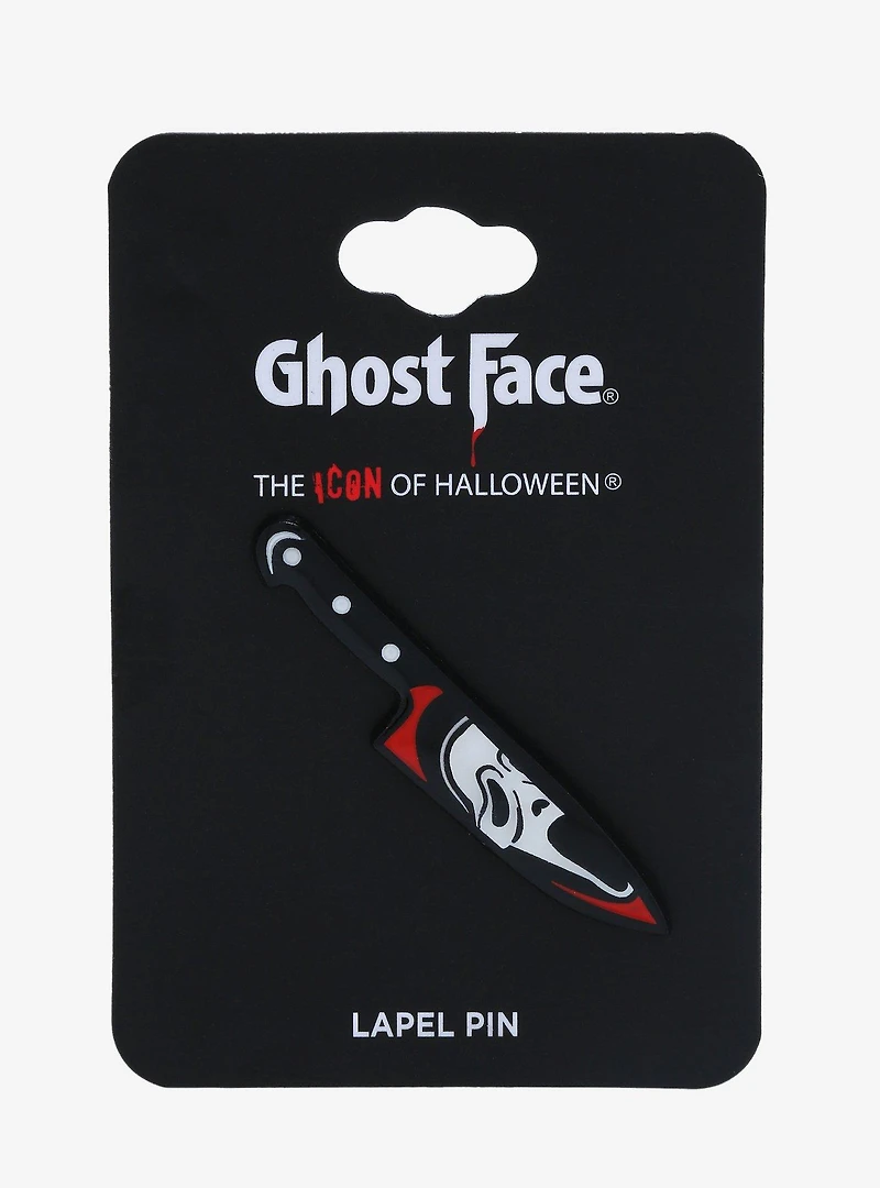 Ghost Face Knife Portrait Enamel Pin - BoxLunch Exclusive