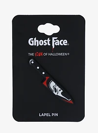 Ghost Face Knife Portrait Enamel Pin - BoxLunch Exclusive