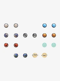 Solar Planet Stud Earring Set