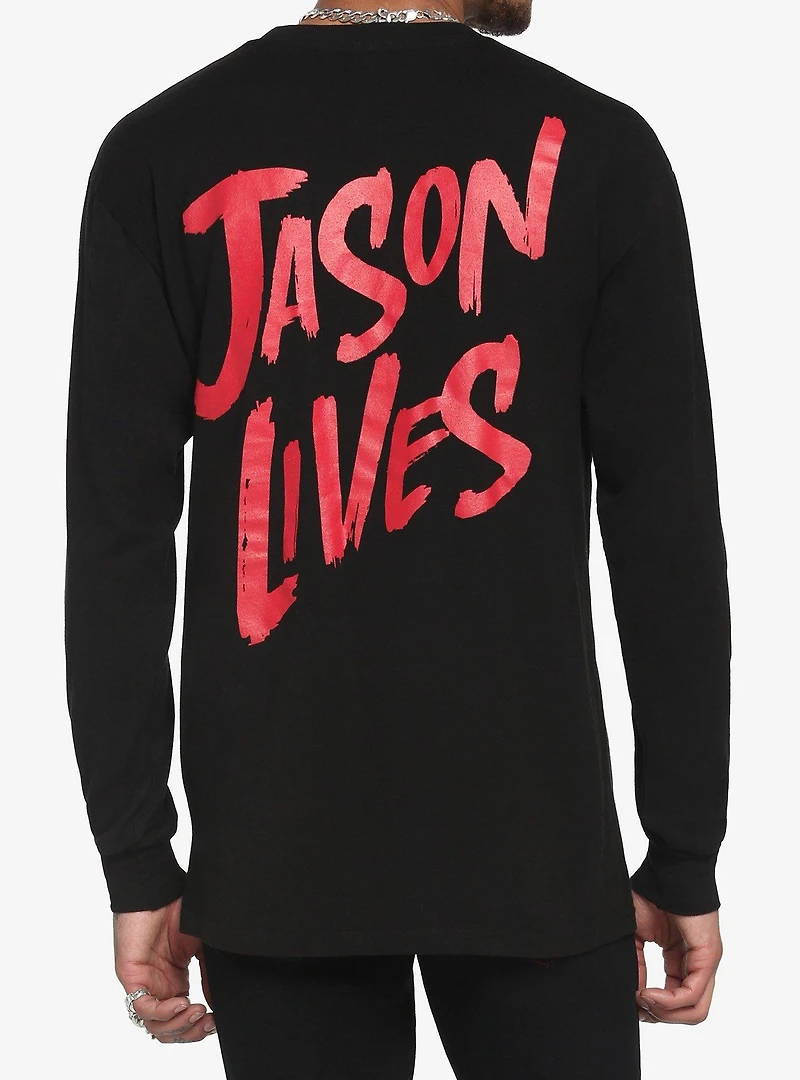 Friday the 13th Part VI: Jason Lives Poster Long-Sleeve T-Shirt