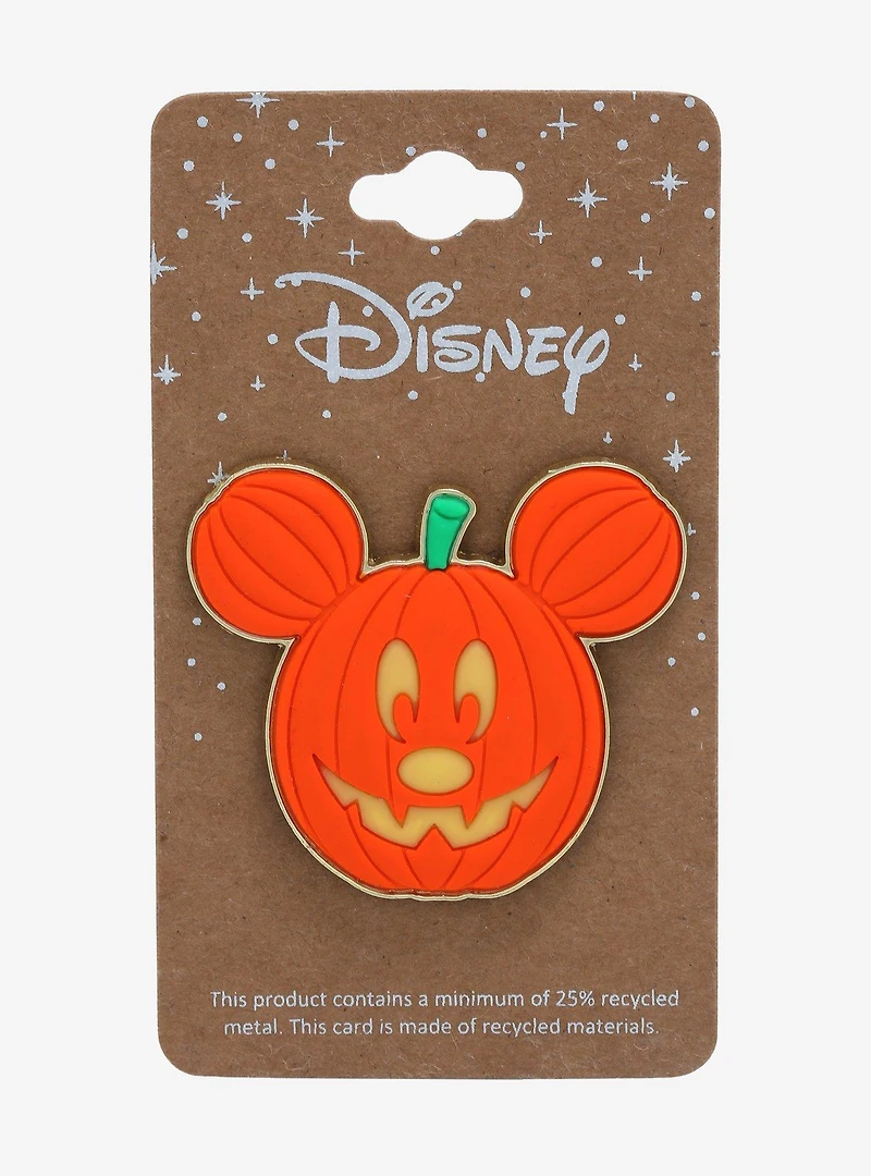 Disney Mickey Mouse Jack-O’Lantern Glow-in-the-Dark Pin - BoxLunch Exclusive
