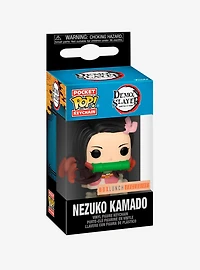 Funko Pocket Pop! Demon Slayer: Kimetsu no Yaiba Nezuko Kamado (Running) Vinyl Keychain - BoxLunch Exclusive