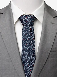Disney Donald Duck Anchor Navy Blue Men's Tie