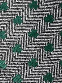 Herringbone Shamrock Men's Tie