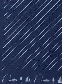 Nautical Blue Pocket Square