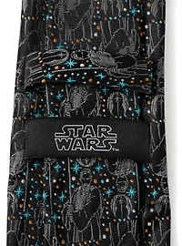 Star Wars Obi Wan Kenobi Gray Men's Tie