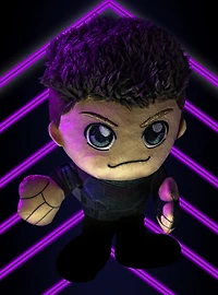 Marvel Hawkeye 8" Bleacher Creatures Kuricha Sitting Plush