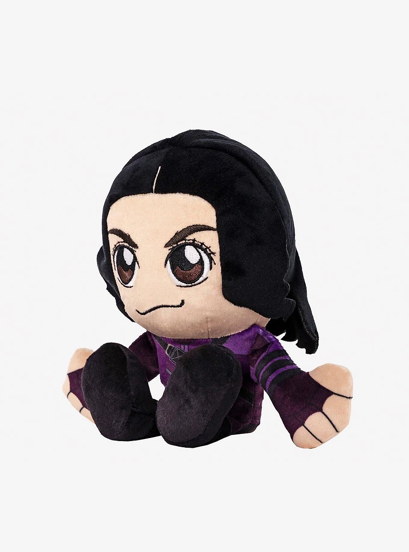 Marvel Hawkeye Kate Bishop 8" Bleacher Creatures Kuricha Sitting Plush