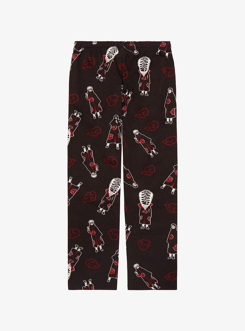 Naruto Shippuden Akatsuki Allover Print Sleep Pants - BoxLunch Exclusive