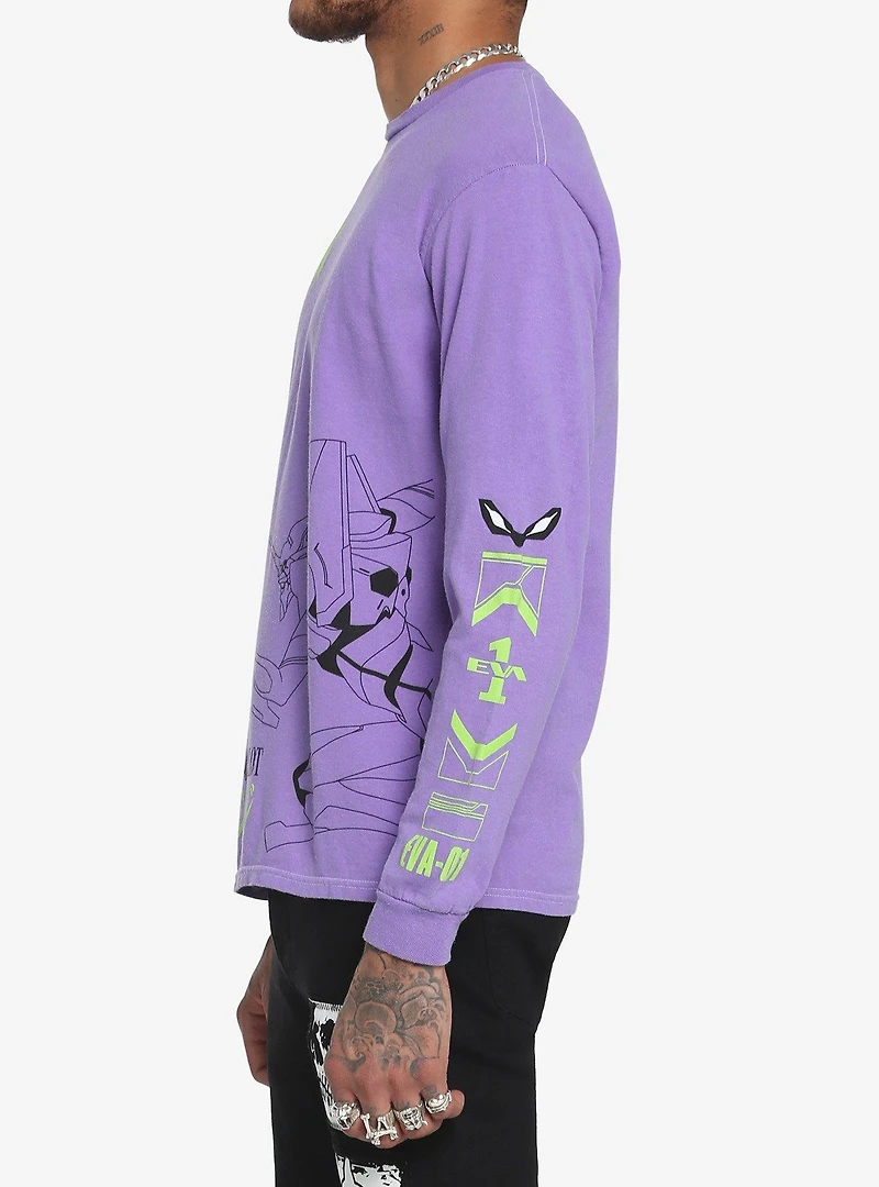 Neon Genesis Evangelion Unit-01 Long-Sleeve T-Shirt