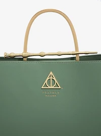 Loungefly Harry Potter Deathly Hallows Elder Wand Sage Handbag - BoxLunch Exclusive