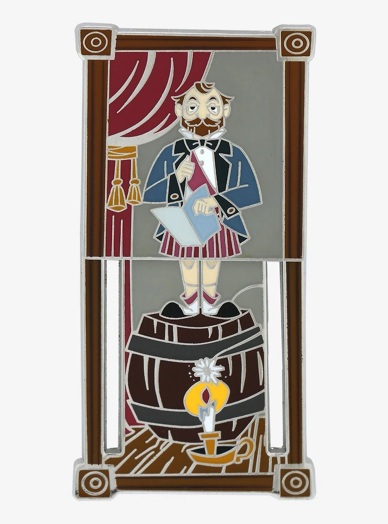 Disney Haunted Mansion Alexander Nitrokoff Stretching Portrait Sliding Enamel Pin - BoxLunch Exclusive