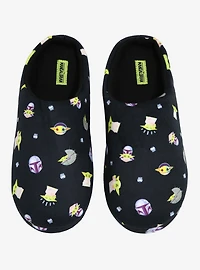 Star Wars The Mandalorian Chibi Grogu & Mando Allover Print Slippers